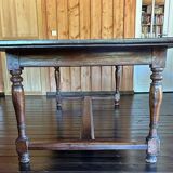 Monastery type table in solid wood