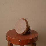 Soliflore candle holder in vintage stoneware ceramic handmade pottery Scandinavian country spirit