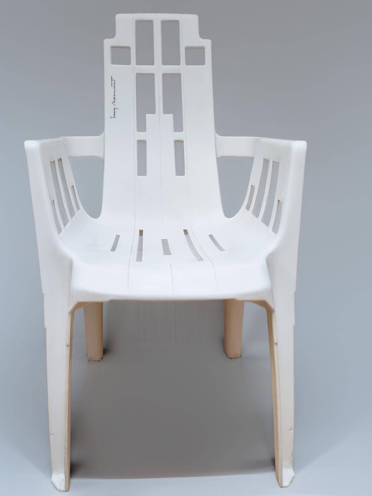 Stackable Plastic Boston Chair by Pierre Paulin for Henry Massonnet 1980s
