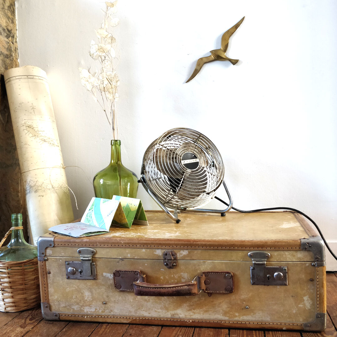 Large vintage suitcase