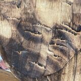 Masque mural en bois