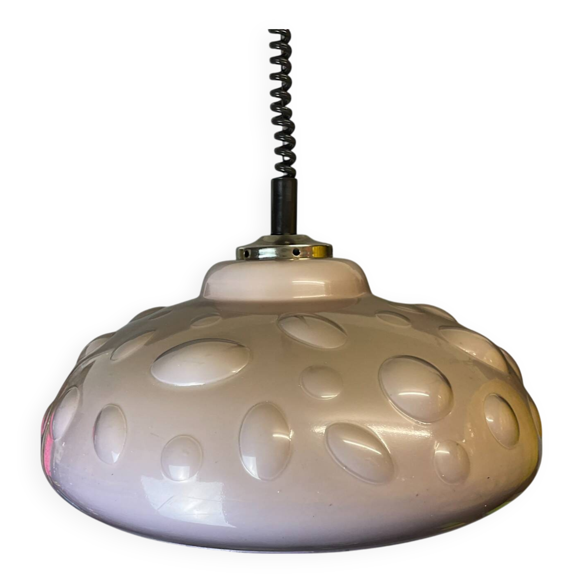 Acrylic retractable dining room pendant lamp
