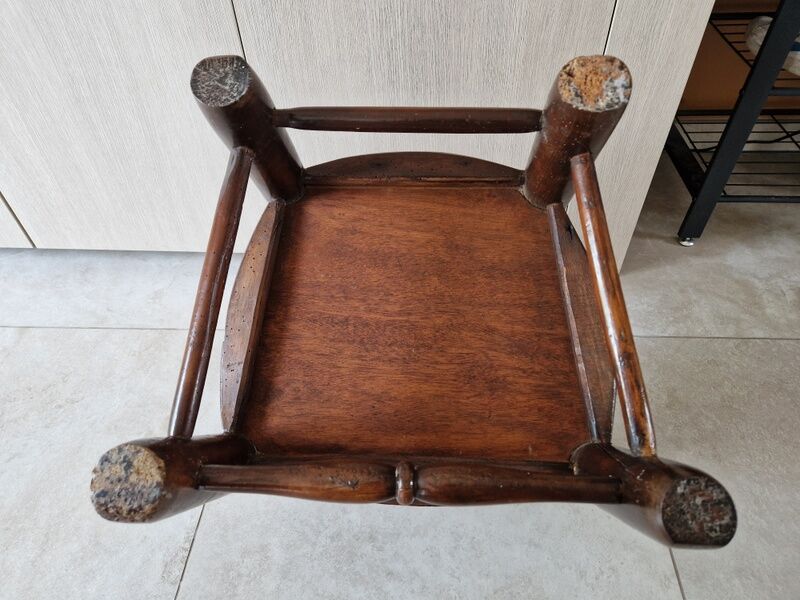 Brutalist children's armchair