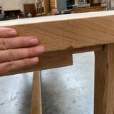 Large oak farm table