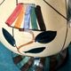 Vase sixties motif lampshade