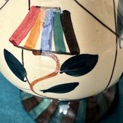 Vase sixties motif lampshade