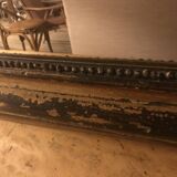 Large black Louis Philippe mirror