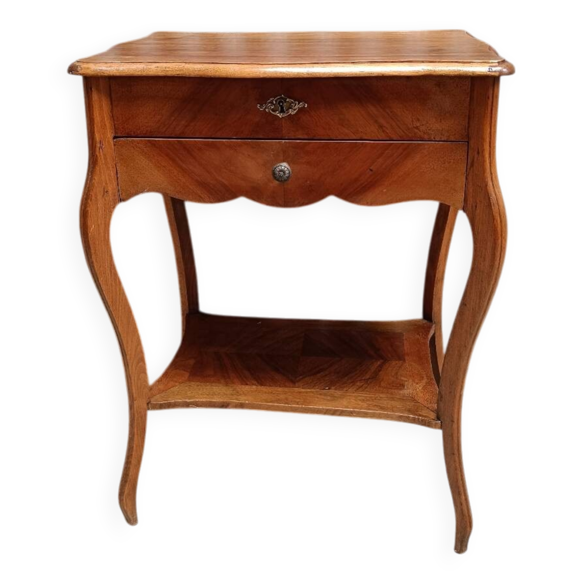 Side table - Hairdresser - Worker - small solid wood accent table