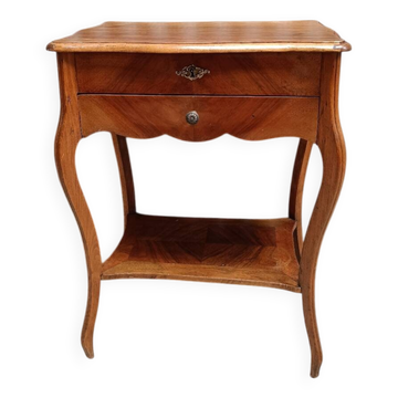 Side table - Hairdresser - Worker - small solid wood accent table