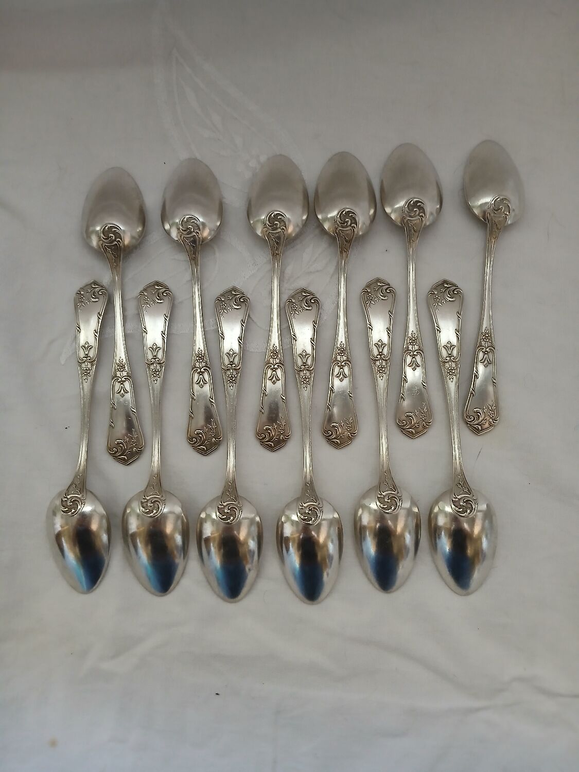 36 antique silver-plated cutlery sets "Boulenger"