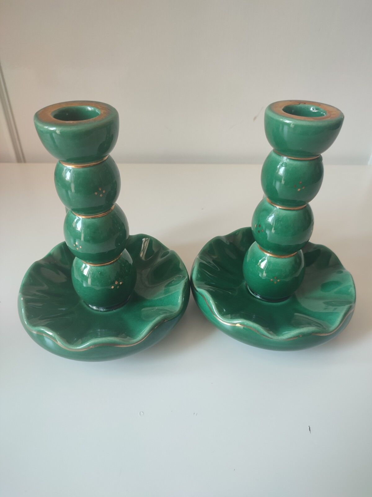 Bougeoirs en céramique