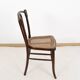 Old cane bistro chair