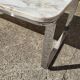 Table basse en marbre et inox