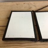 Barber mirror triptych 1900 43x15cm