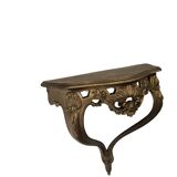 Vintage baroque hanging table/console in gold