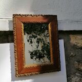 Mirror in solid wood