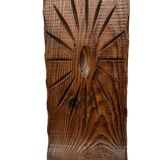 Vintage Spanish chair stool brutalist design