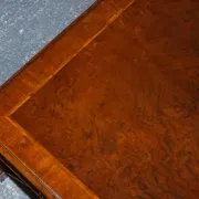 Large Georgian Coffee Table in Walnut Burr by Brights of Nettlebed London