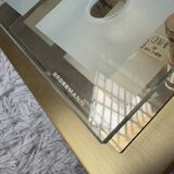 Applique laiton verre Grossmann années 80