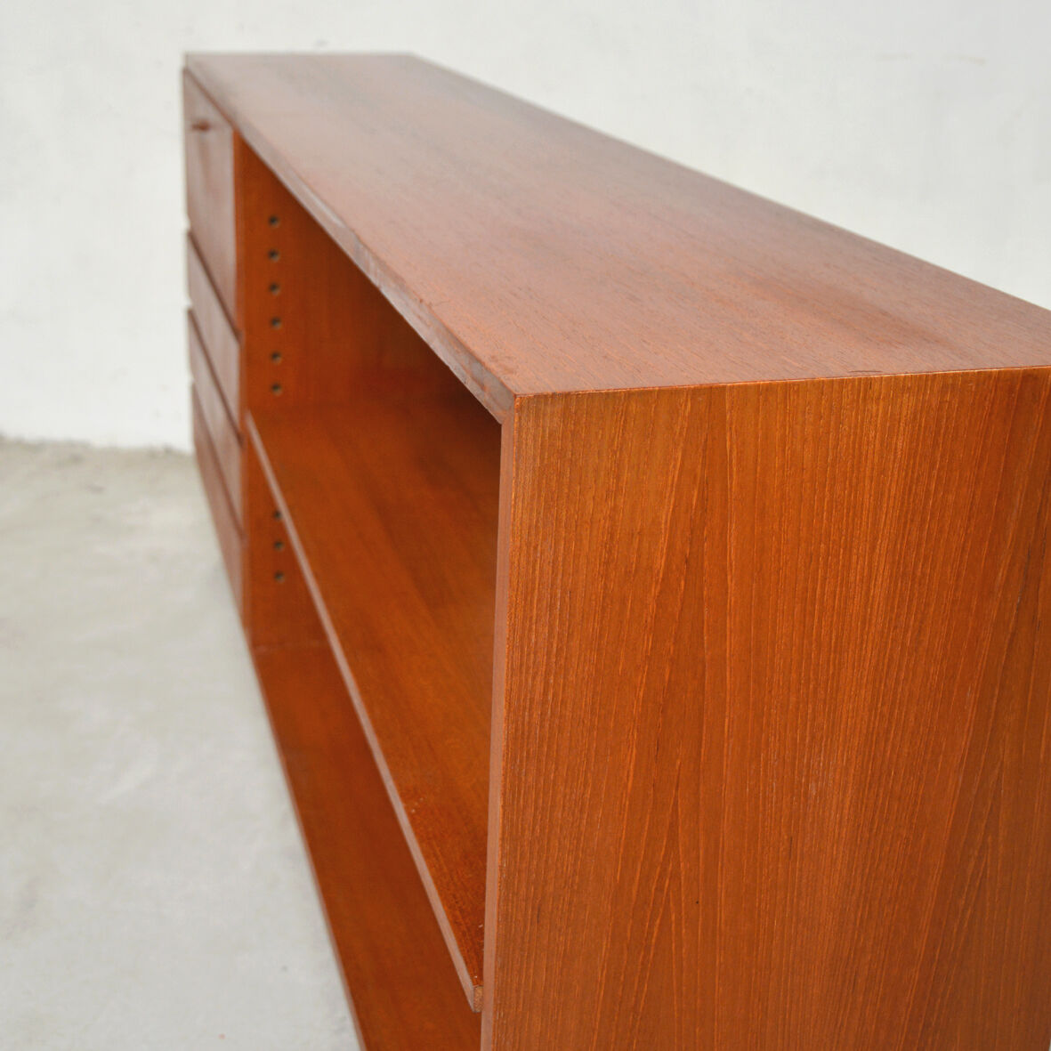 Sideboard bookcase with feet metal, 1960