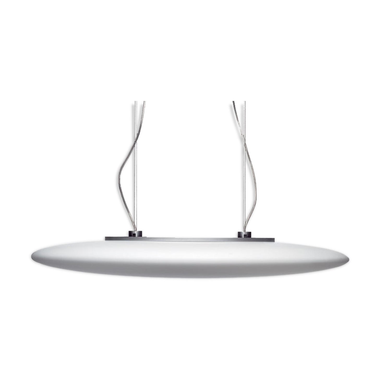 Large hanging in opalin opalin blown glass Sinope