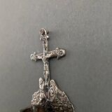 Silver stoup with 18th century Calvary decoration
