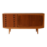 1950s/60s teak and oak Scandinavian sideboard