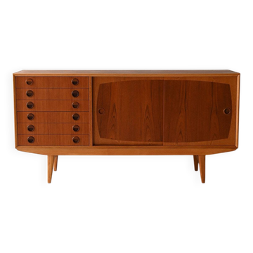1950s/60s teak and oak Scandinavian sideboard