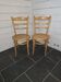 Pair of Baumann bistro chairs