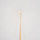 Mid-century modern yellow glass pendant light 1960's
