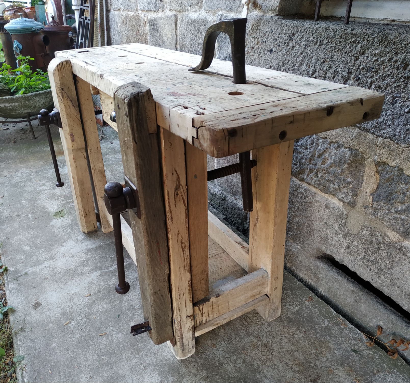 Old workbench 140 cm