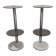 Pair of side tables or end tables Space Age, France circa 1970.
