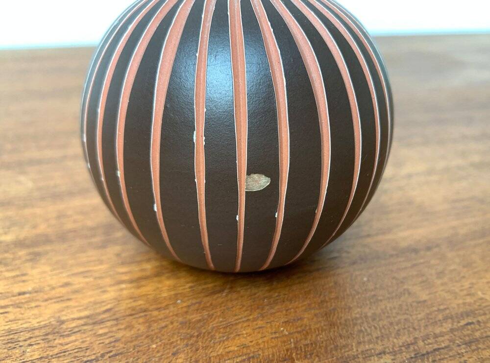 Wormser Terra-Sigillata pottery vase from Germany, mid-century, 1960s.
