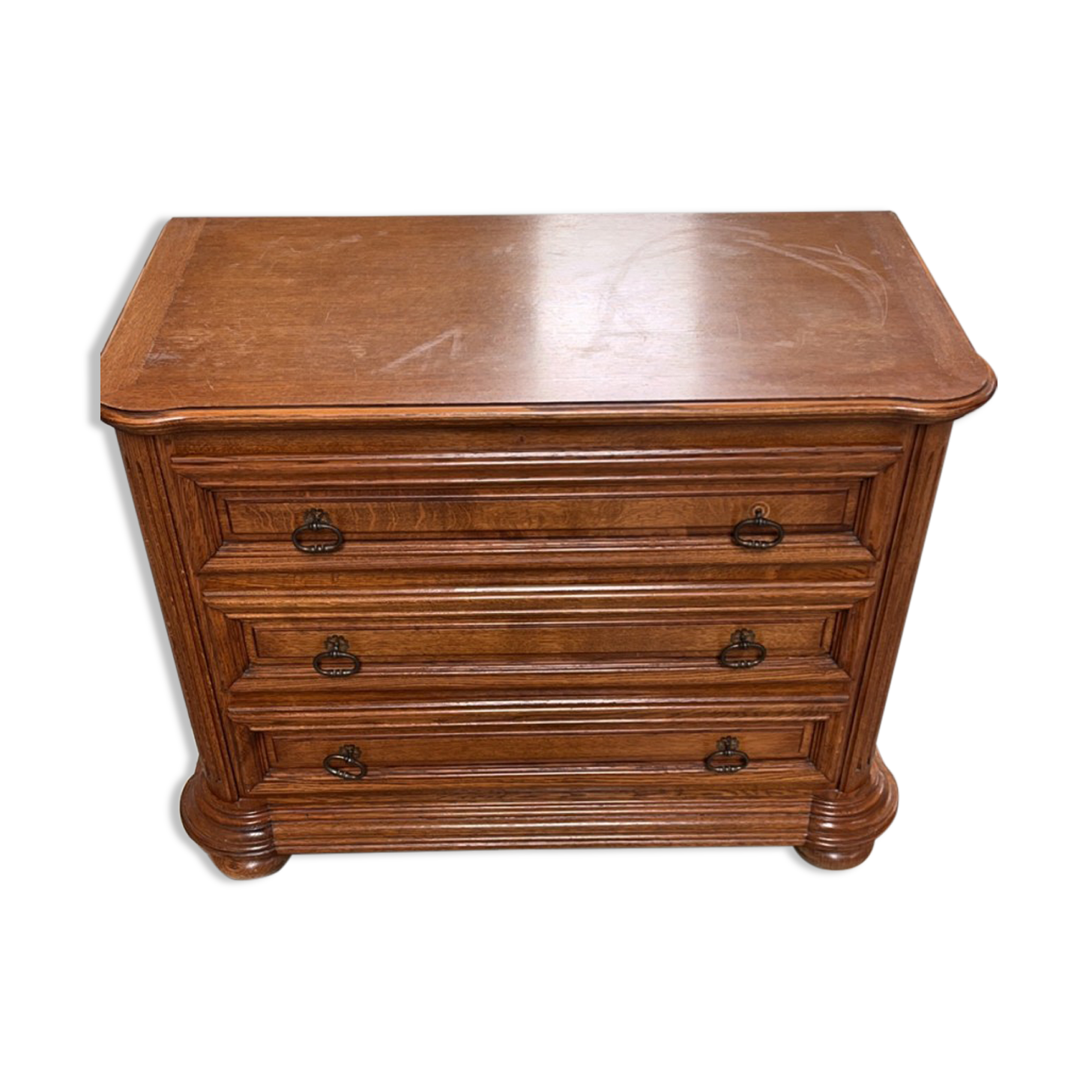 Tricoire solid oak chest of drawers