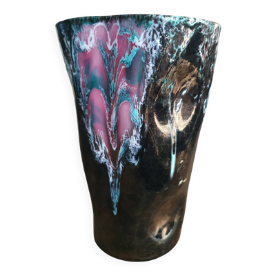 Vase Vallauris irisé