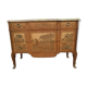 Commode a ressaut central en bois d'amarante et bois de rose XX siècle
