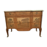 Commode a central jump in amaranth wood and rosewood XX century