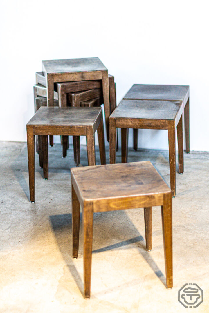 Lot of ten Baumann stools