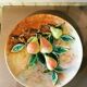 Large barbotine dish