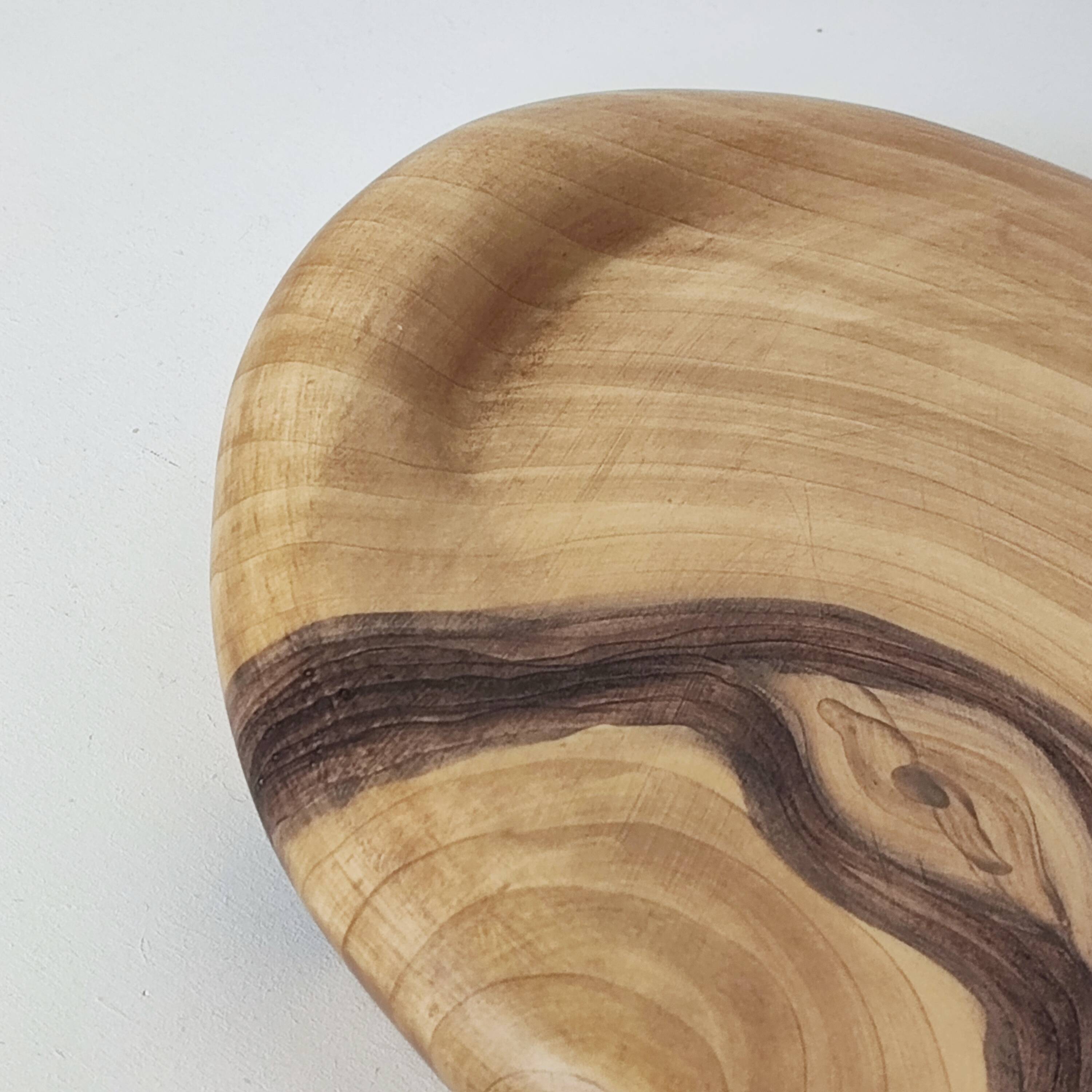 "Faux wood" dish Vallauris 60'