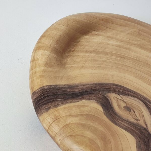 Plat ''faux bois'' Vallauris 60'