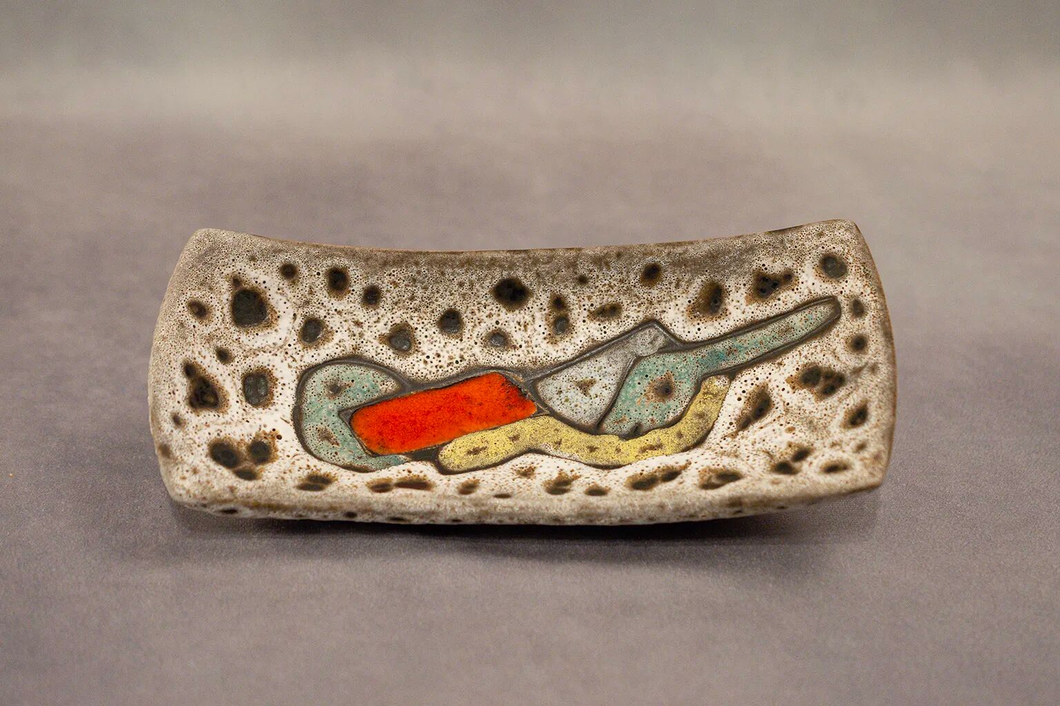 4 ceramic fat lava bowls by Marius Bessone – Vallauris – Mid-century