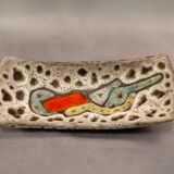 4 ceramic fat lava bowls by Marius Bessone – Vallauris – Mid-century