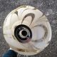 Vintage marbled Murano glass pendant light.