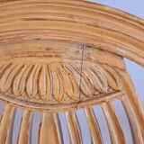 Provencal yellow Louis XVI style chair