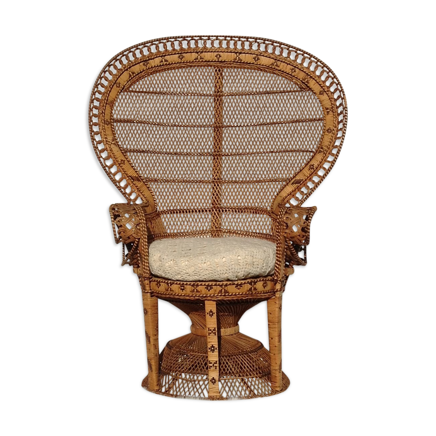 Fauteuil Emmanuelle en rotin