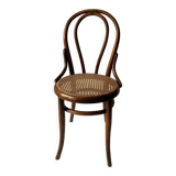 Bistro chair with caned seat, Thonet type