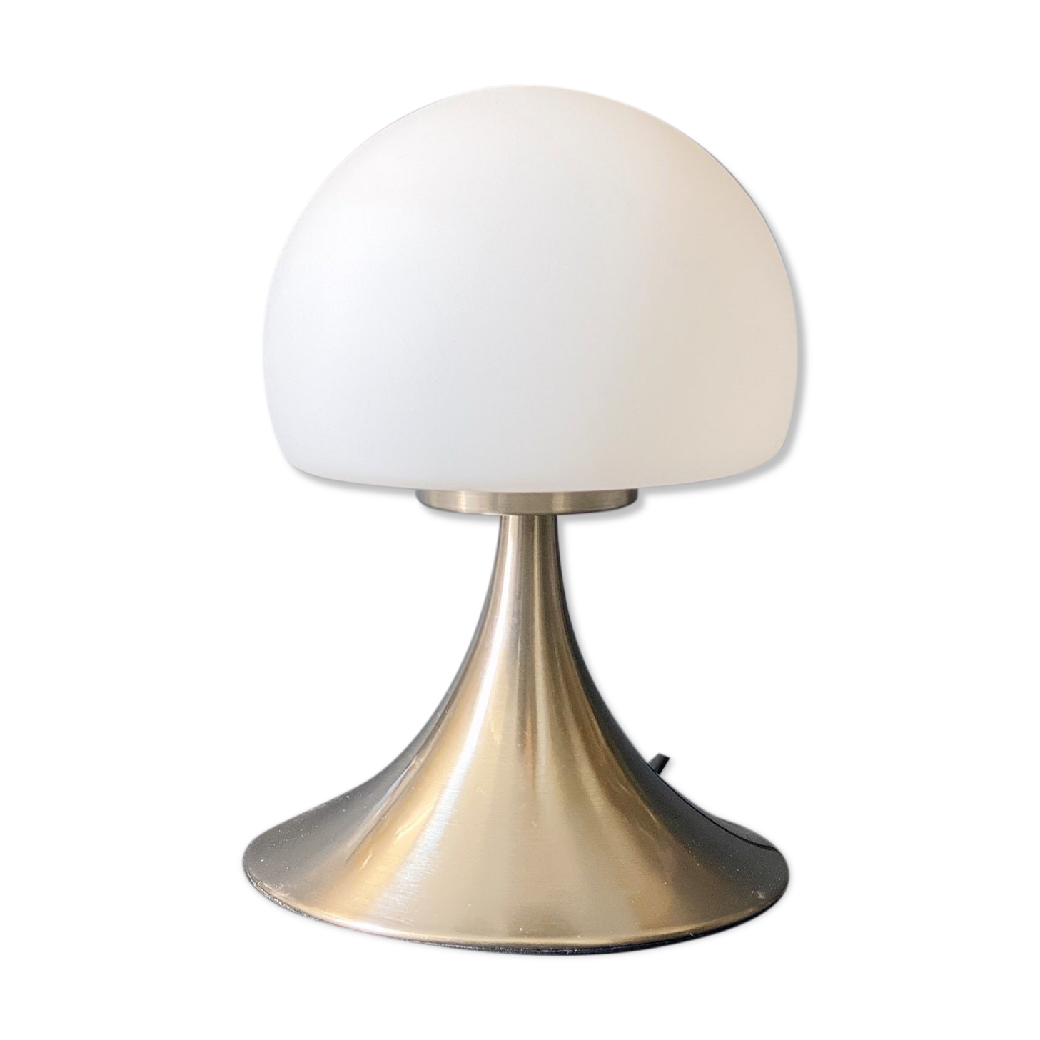 Vintage glass tip-touch mushroom table lamp / bed lamp