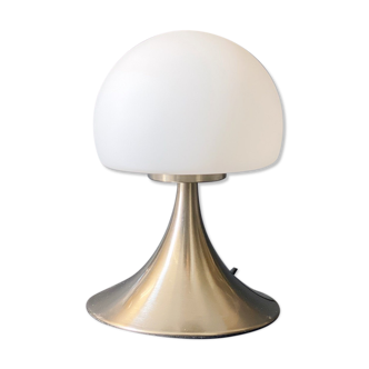 Vintage glass tip-touch mushroom table lamp / bed lamp