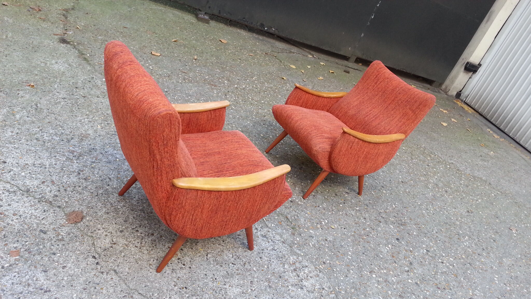 Chair 50s vintage Red